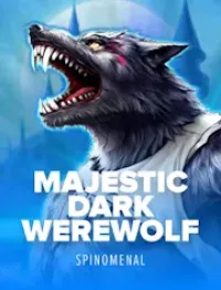 majestic dark werewolf game logo