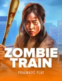 zombie train slot logo
